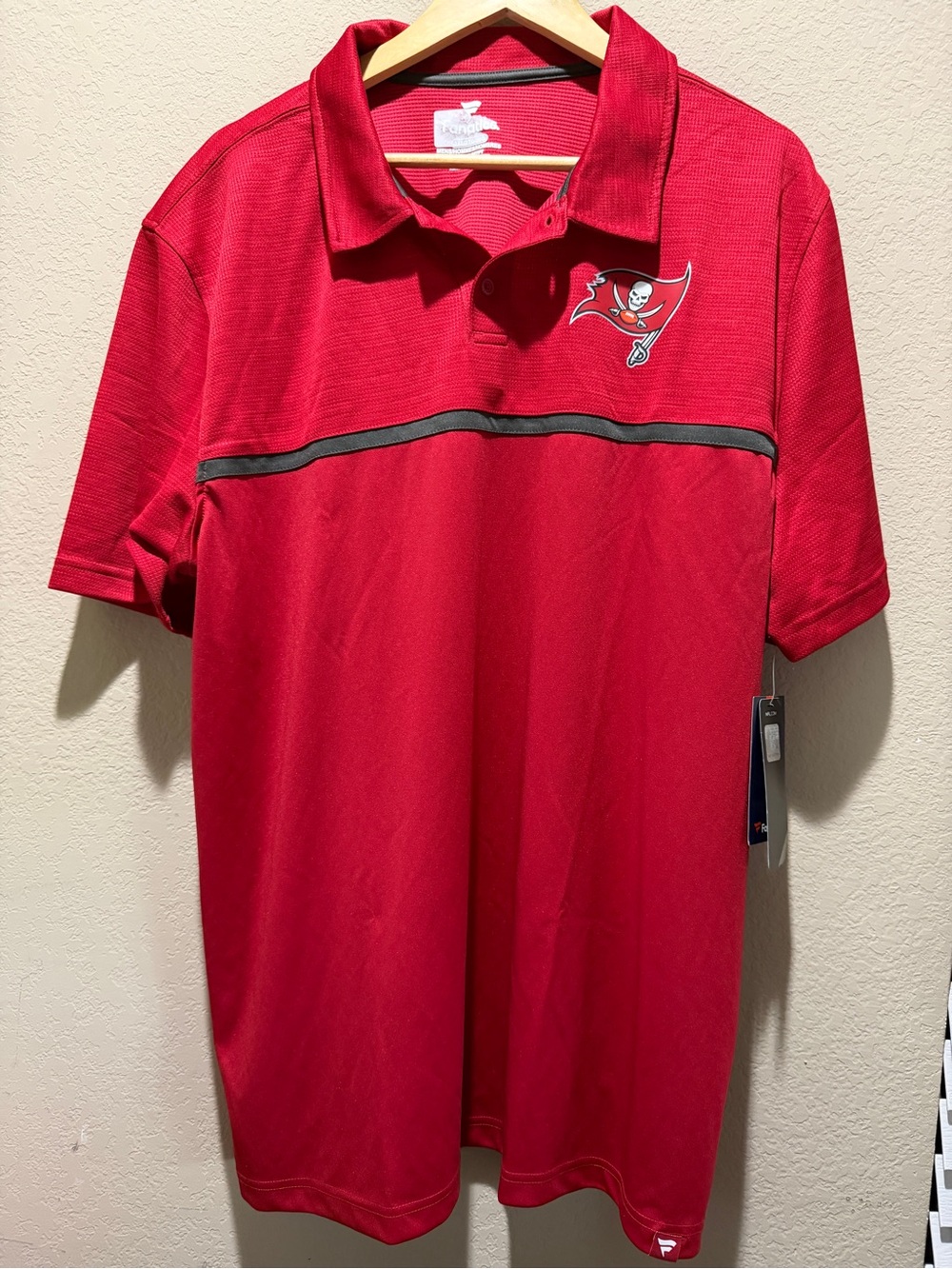 NWT Tampa Bay Buccaneers Fanatics Performance Polo 2XL